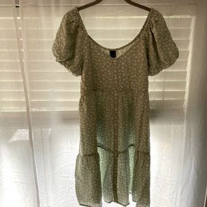 WILD FABLE Floral Peasant Dress, Sz M